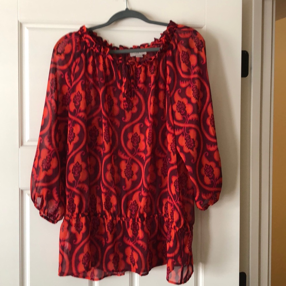 Love the color blouse